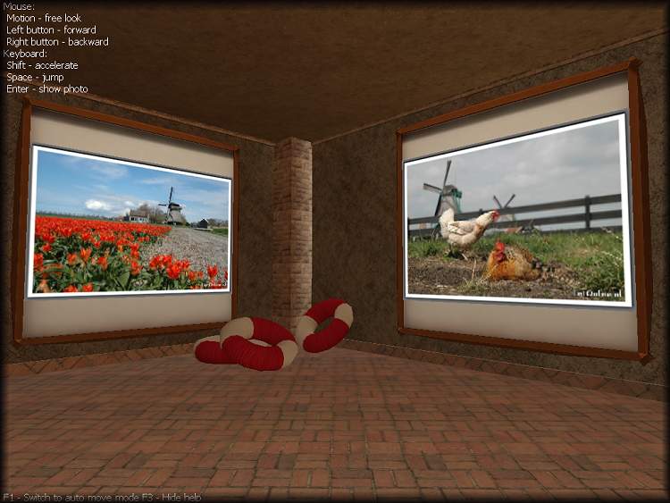 Photo 1 Virtual gallery 3D Pictures of Photos Nederlands Flowers Tulips & Windmills by RD-Soft(c)